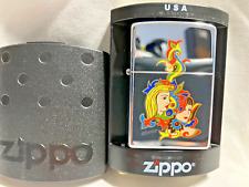 Unfired Sealed Only 50 Made High Polished  Zippo Lighter Silene #4 Sylvia 43/50 picture