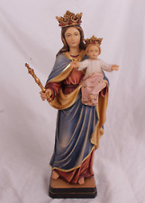 Pema wood sculpture Our Lady Help of Christians - Regina coeli 12