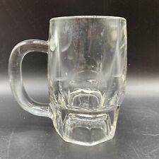 EAPG 1890’s Glass Beer Mug Stein-Very Heavy & High Quality-GROUND BASE-Fantastic picture