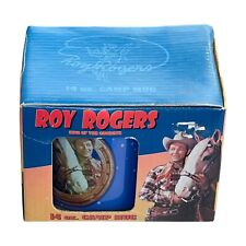 Roy Rogers Happy Trails 14oz Camp Mug Blue King Of Cowboys Smartest Horse picture