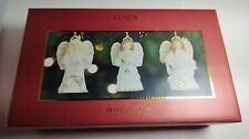 Lenox Heavenly Angels 3 Piece Christmas Ornament Figurines 3.25