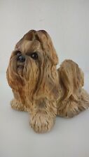 1988 CLASSIC CRITTERS BROWN  SHIH TZU Dog With Glass Eyes  Gold Medal picture