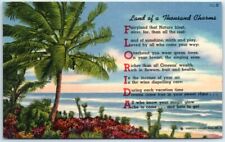 Postcard - Lands of a Thousands Charms - Florida picture