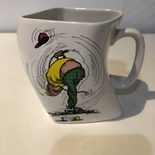 Vintage 1991 Golf Mug THE RESULTS OF OVER-SWING by Golf Gifts Inc Lombard IL picture