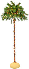 Puleo International 5 Foot Pre-Lit Artificial Palm Tree w/ 150 Lights DT8345-50 picture