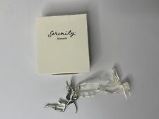 Avon Serenity Angel Hanging Pewter Holiday Ornament Zelda Fitzgerald Quote picture