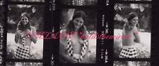 VINTAGE 1960s CUTE HIPPIE GIRL REMOVES TOP CONTACT 34 PHOTOS picture