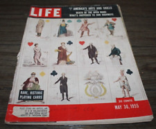 Vtg Life Magazine MAY 30, 1955 Rare, Historic Playing Cards GREAT ADS picture