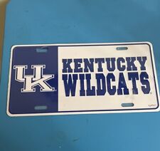 Vintage Embossed Metal Kentucky Wildcats UK License picture