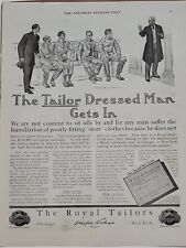 1908 The Royal Tailors S.E. Post Print Advertising tailor-Made Suits Emblem picture