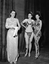 Stripper Gypsy Rose Lee begins stripping by removing gloves front - Old Photo picture