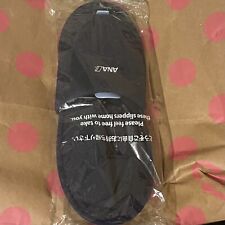 New ANA All Nippon Airline Business Class Slippers Blue One Size NIP picture
