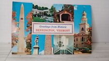Bennington Vermont Vintage Postcard 1970's picture