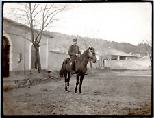 Officier, Cavalier, 1914 Vintage Silver Print. 8x10 Silver Print   picture