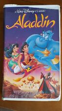 Walt Disney's 1992 Classic BLACK DIAMOND Aladdin VHS Very Good Condition RARE picture