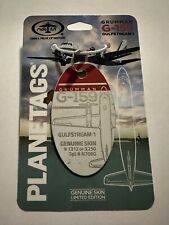 MotoArt Planetags G-159 GULFSTREAM 1 N708G White/Red Tag #1312 picture