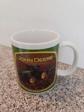 John Deere Coffee Cup Then And Now Hudson Harvest Collectable  picture
