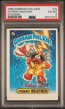 1985 GARBAGE PAIL KIDS STICKERS #7a STORMY HEATHER SERIES 1 PSA 6 N3936824-793 picture