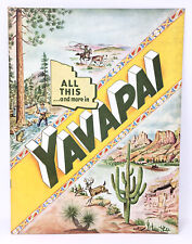 1950s Illustrated Pictorial Cartoon Map Booklet PRESCOTT Yavapai County Arizona picture