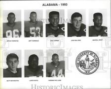 1993 Press Photo Alabama football team members - abns01709 picture