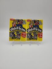 1976 Fleer Stick It To Em - Original Brand New Factory Sealed Wax Pack w/Gum picture