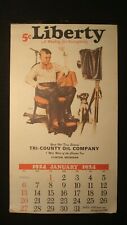 1924 Liberty Calendar - Tri-County Oil Company - Clinton Mich - Reprint picture