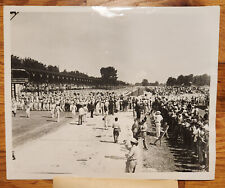 Crowd at Indianapolis 500 Press Photo 1939 Indiana IN Car Racing picture