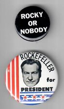 A Pair of Nelson Rockefeller Button from the 1968 Presidential Campaign picture