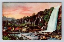 Spearfish Falls SD-South Dakota, Scenic View, Waterfall, Vintage c1909 Postcard picture