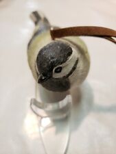 Black-capped Chickadee Figurine Ornament /Handcrafted Detailed Resin Little Bird picture