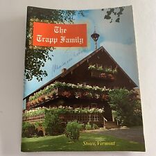 Vintage TRAPP FAMILY LODGE 1993 Brochure Stowe Vermont Signed Maria Von Trapp picture