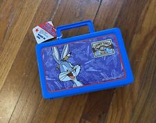 Looney Tunes Warner Bros Bugs Bunny Lunchbox 90’s Retro Blue *NWT* picture