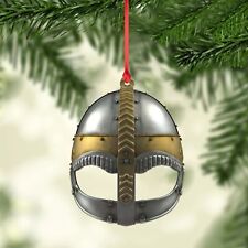 Personalized Viking Helmet Ornament, Viking Christmas Ornament, Gothic Ornament picture