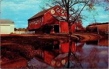 Greetings From Pennsylvania Dutch Country Red Barn Allentown PA Postcard VTG UNP picture