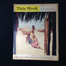 THIS WEEK Magazine  July 26, 1959  Paradise $100, Save Our Railroads, Dick Clark picture