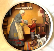 Mother's Day 1986, Norman Rockwell Collectible Plate, Knowles, Exc. Condition picture