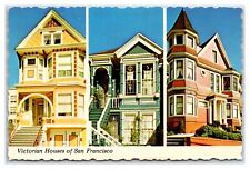 CA San Francisco at night - Victorian row houses Painted Ladies picture