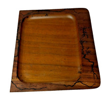 Teak Wood Single Compartment Serving Dish Tray 6