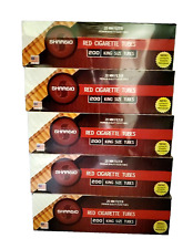 Shargio Cigarette Tubes 5 Boxs of 200 Ct King Reds total 1000 picture