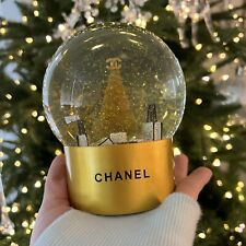CHANEL Christmas Tree Holiday Snow Globe ~ With Box picture