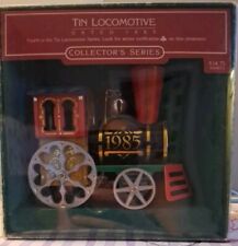 1985 Hallmark Keepsake Ornament - Tin Locomotive 4th in the Series Vintage picture