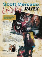 Candlebox Scott Mercado Mapex Drums 1995 Promo Ad 8x11 Mini Poster picture