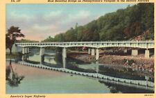 Postcard PA Most Beautiful Bridge on Pennsylvania's Turnpike Vintage PC e3863 picture