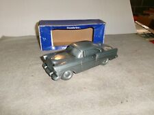 BANTHRICO 1956 CHEVROLET HARDTOP METAL CAR BANK MINT IN ORG BOX picture