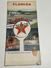 vintage gas station road maps Texaco Florida picture