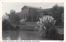 Stockton CA California, Haggin Memorial Galleries, Vintage Postcard picture