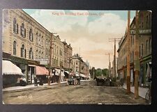King Street, Oshawa, Canada Postcard 1909 | Posted King Edward VII 1903 Stamp picture