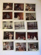 Vintage Polaroid Land Photo Lot Of 15 Early 1970's Family Christmas & More picture