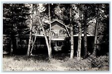 c1940's Birchwood Lodge Lake Pleasant Speculator NY RPPC Photo Postcard picture