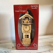 GINGER COTTAGES Ginger Clock Tower GC109 Old World Christmas Tree Ornament *New picture